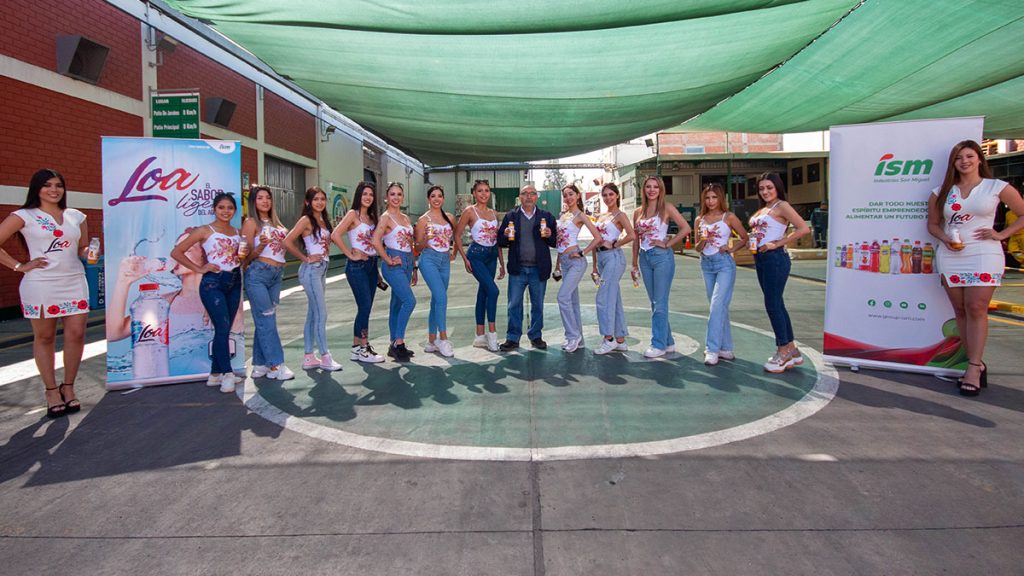 Candidatas a Miss Arequipa visitan Planta de ISM
