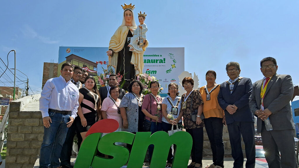 La Patrona de Huaura: ISM realiza donación de imagen de la Santísima Virgen del Carmen